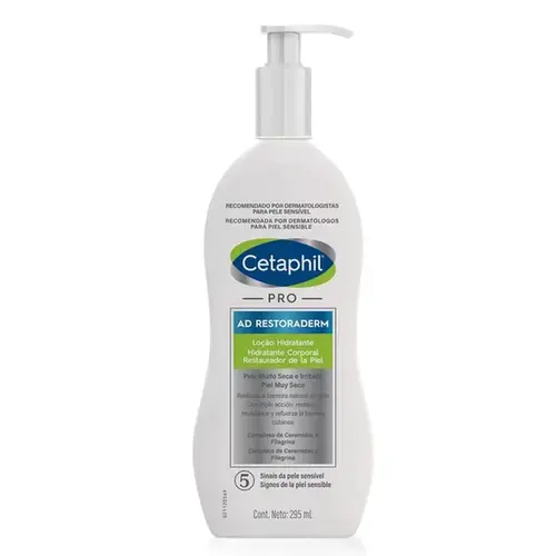 Loção Hidratante Cetaphil Pro Ad Restoraderm Pele Muito Seca e Irritada 295ml