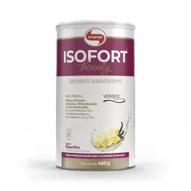Whey Protein Isofort Beauty Abacaxi com Gengibre 450g - Vitafor