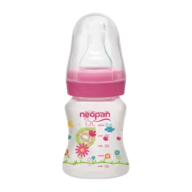 Mamadeira Neopan Panforme Ortodôntica Rosa 0-6 Meses 70ml