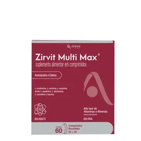 Polivitamínico Zirvit Multi Max 60 Comprimidos