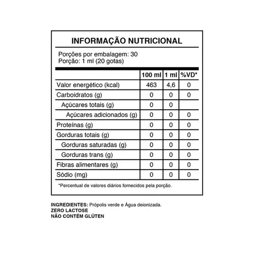 Extrato de Própolis Propolift Verde Aquoso 30ml - BeeOz