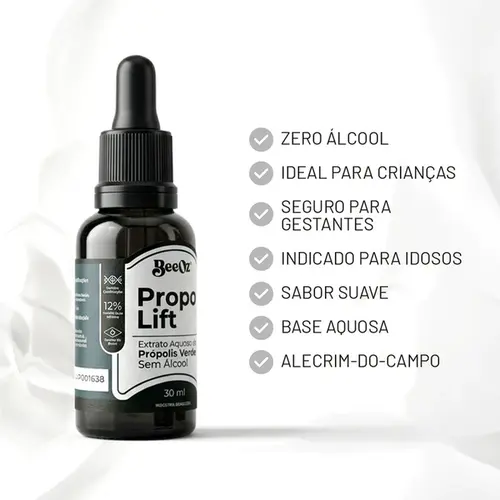Extrato de Própolis Propolift Verde Aquoso 30ml - BeeOz