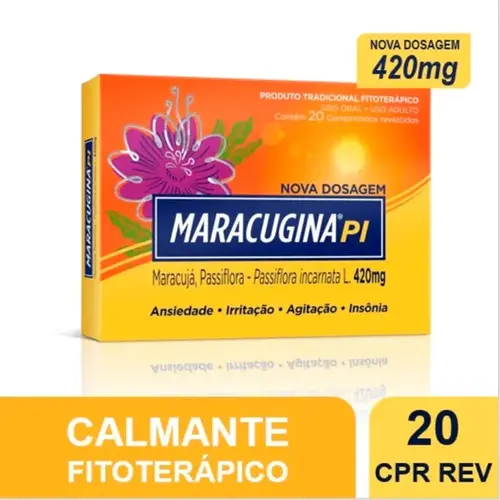 Maracugina 420mg - 20 Comprimidos