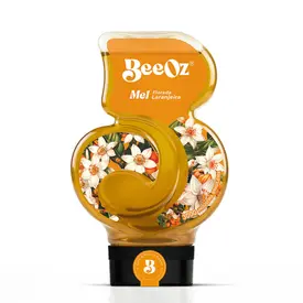 Mel Puro de Abelha Beeoz Flor de Laranjeira Pote 300g