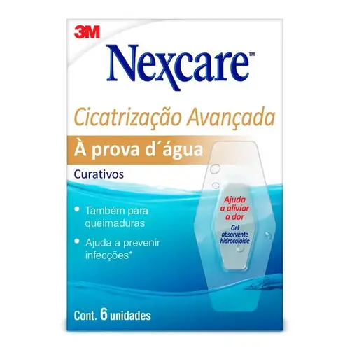 Curativo 3M Nexcare Cicatrização Avançada 6 Unidades