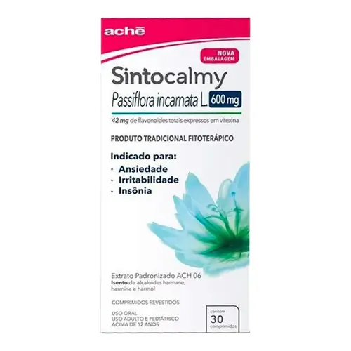 Sintocalmy 600mg - 30 Comprimidos