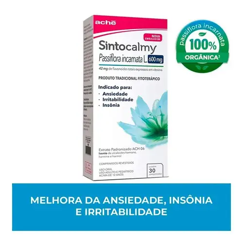 Sintocalmy 600mg - 30 Comprimidos