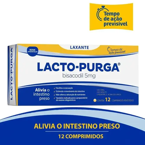 Lacto-Purga 5mg 12 Comprimidos - Cosmed