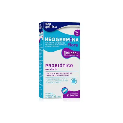Neogermina Flora 1 Bilhão 12 Cápsulas Duras