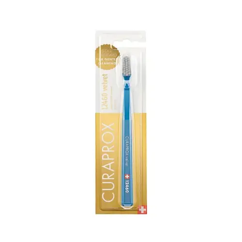 Escova de Dente Curaprox 12460 Velvet Gold Ultra Macia 1 Unidade