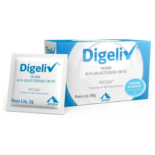 Digeliv 400GalU - 30 Sachês de 2g Cada