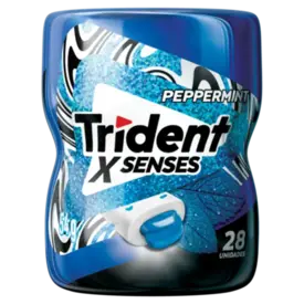 Chiclete Trident X Senses Peppermint 54g