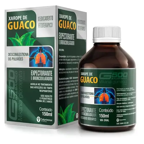 Xarope de Guaco G500 Balsâmico 0,0117ml/ml com 150ml