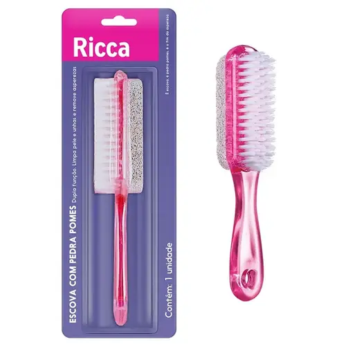 Escova Para Os Pés Com Pedra Pomes Ricca