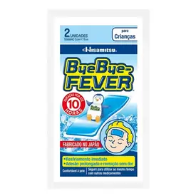 Adesivo para Alívio Da Febre Bye Bye Fever Crianças - 2 Unidades
