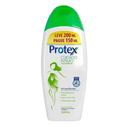 Sabonete Íntimo Protex Cuidado Íntimo Fresh Equilibrium 200ml