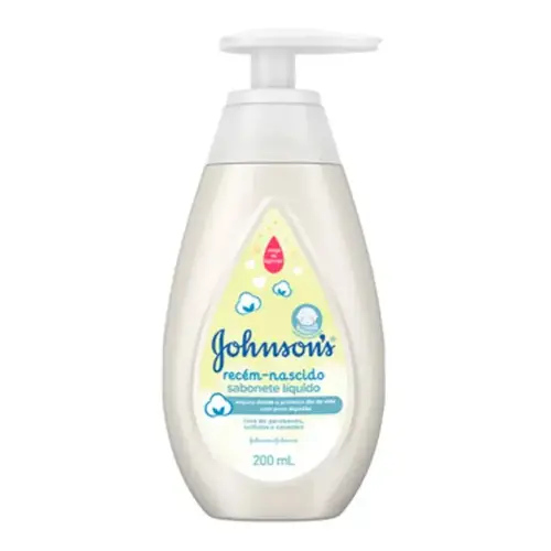 Sabonete Líquido Infantil Johnson's Baby Recém-Nascido 200ml