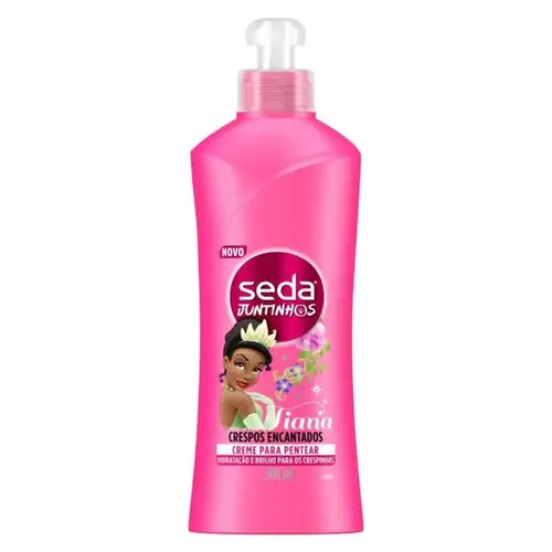 Creme de Pentear Infantil Seda Juntinhos Tiana Crespos Encantado 300ml