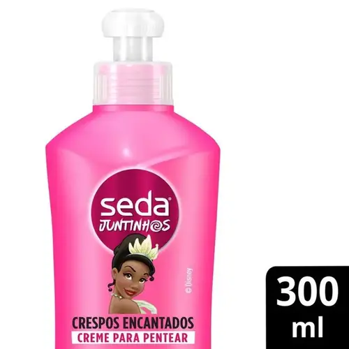 Creme de Pentear Infantil Seda Juntinhos Tiana Crespos Encantado 300ml