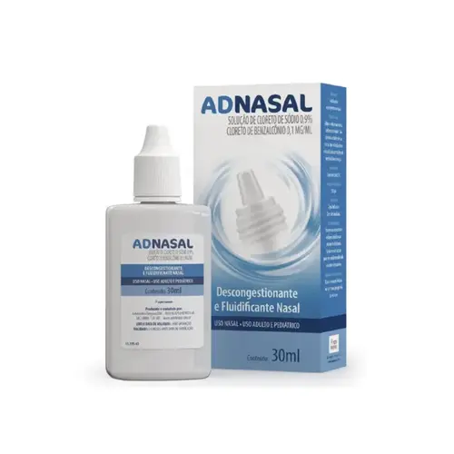 Adnasal Solução Nasal 0,90% 30ml