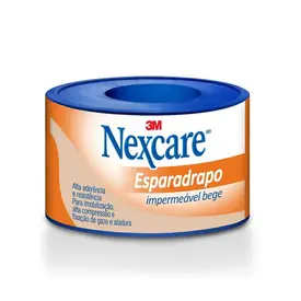 Esparadrapo Impermeável Nexcare Bege 25mm x 3m - 1 Unidade