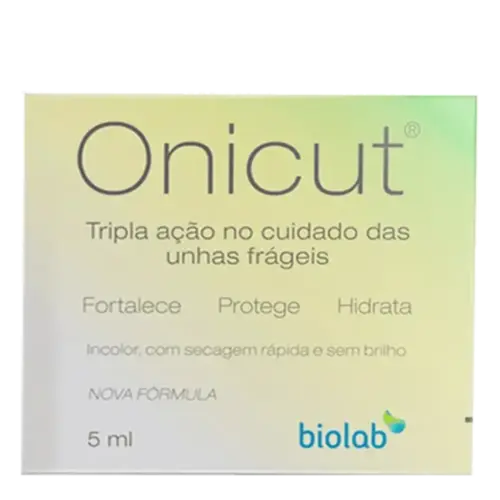 Base Fortalecedora de Unhas Biolab Onicut Gel 5ml