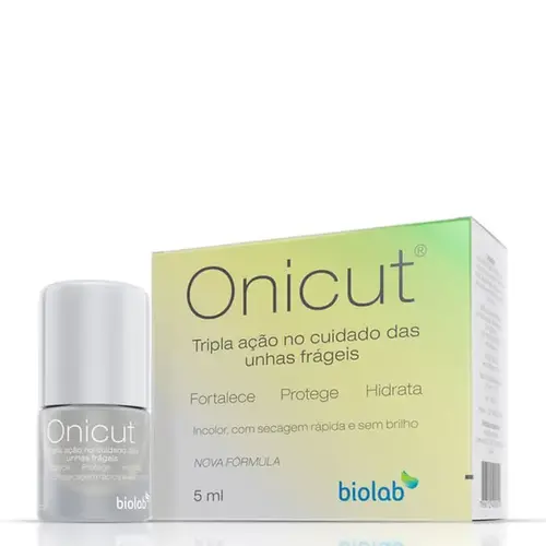 Base Fortalecedora de Unhas Biolab Onicut Gel 5ml