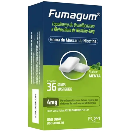 Fumagum 4mg Menta 36 Gomas