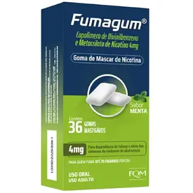 Fumagum 4mg Menta 36 Gomas