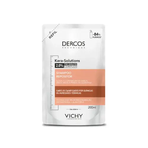 Refil Shampoo Reconstrutor Vichy Dercos Kera-Solutions 200ml