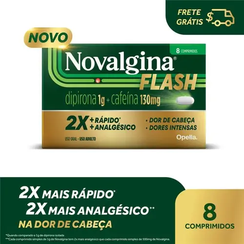 Novalgina Flash 8 Comprimidos
