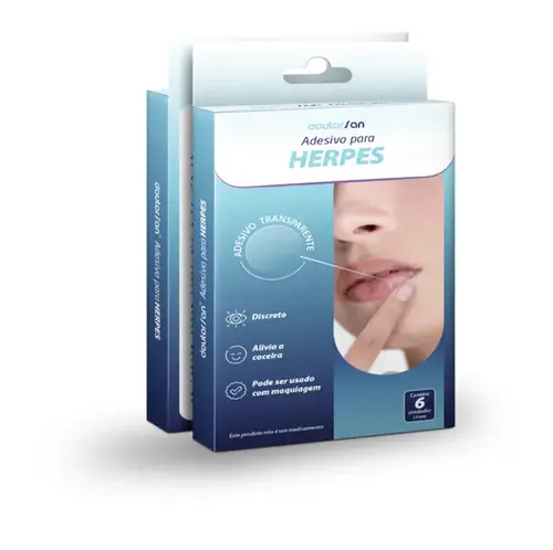 Adesivo para Herpes Sanfarma com 6 Unidades
