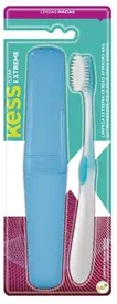Escova de Dente Kess Extreme Clear Cabo Grip Porta Escova 1 Unidade
