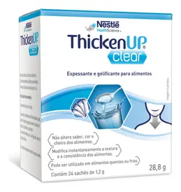 Espessante Alimentar Thicken Up Clear 24 Sachês - Nestlé