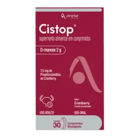 Suplemento Alimentar Cistop 30 Comprimidos Mastigáveis