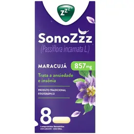 SonoZzz Passiflora 857mg Vick 8 Comprimidos