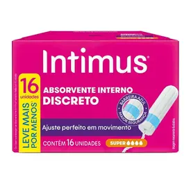 Absorvente Interno Intimus Super 16 Unidades