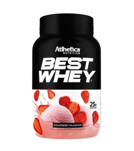 Whey Protein - Best Whey Morango 900g - Athletica Nutrition