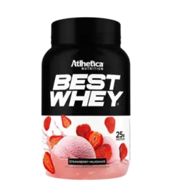 Whey Protein - Best Whey Morango 900g - Athletica Nutrition