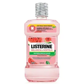 Enxaguante Bucal Listerine Melancia Hortelã Suave Sem Álcool 1L