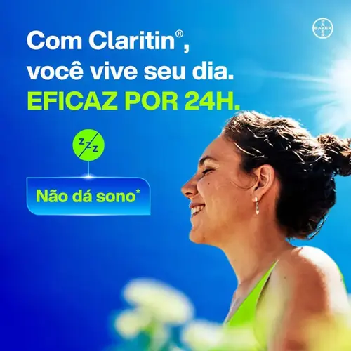 Claritin - Loratadina 10mg 12 Comprimidos