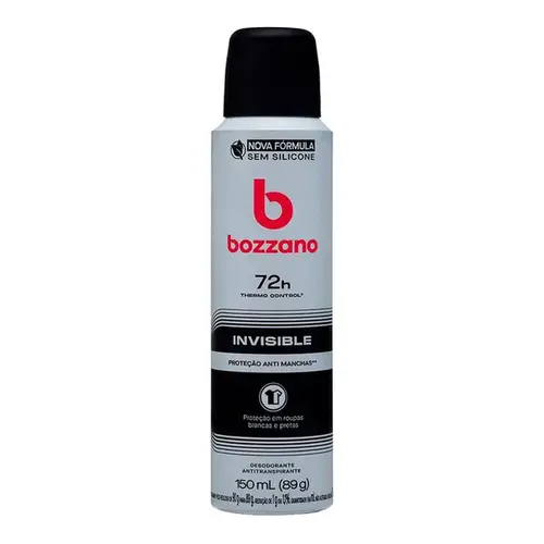 Desodorante Bozzano Invisible Aerosol Masculino 150ml
