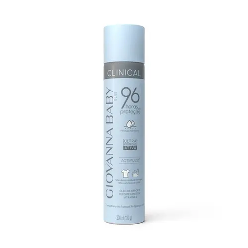 Desodorante Giovanna Baby Clinical Blue Antitranspirante Aerossol 200ml