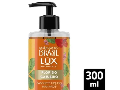 Sabonete Líquido para Mãos Lux Essências do Brasil Flor do Cajueiro 300ml