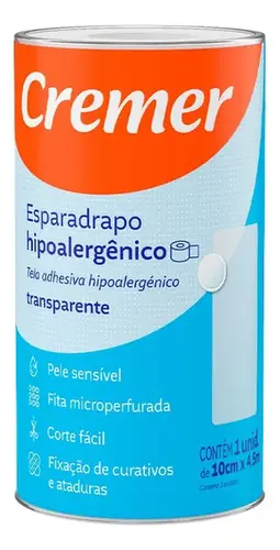 Esparadrapo Cremer Transparente 10mm x 4,5m