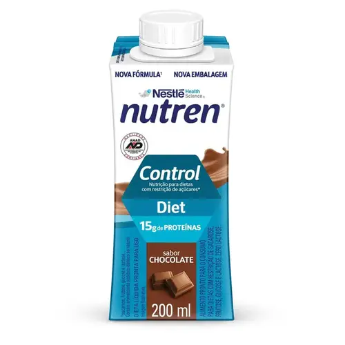 Complemento Alimentar Nutren Control Chocolate Diet Zero Lactose 200ml