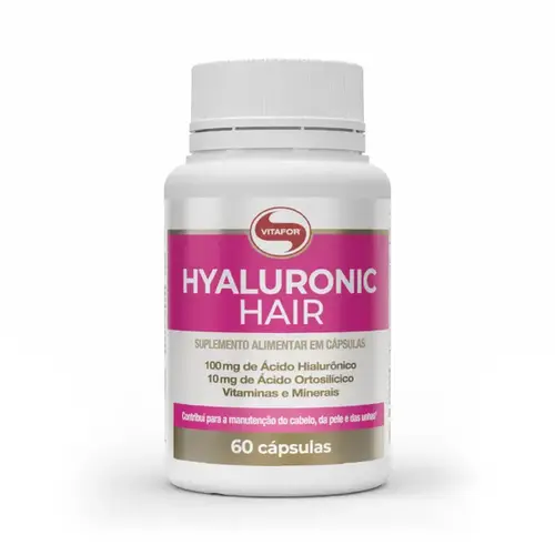 Hyaluronic Hair 500mg 60 Cápsulas - Vitafor