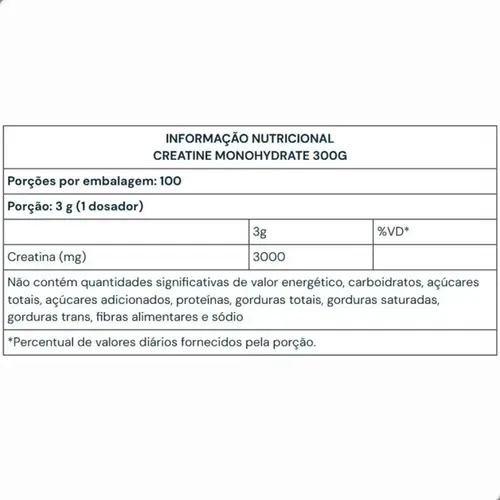 Creatina Monohidratada Under Labz 100% Pura 300g