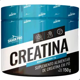 Creatina Monohidratada Shark Pro 100% Pure 150g