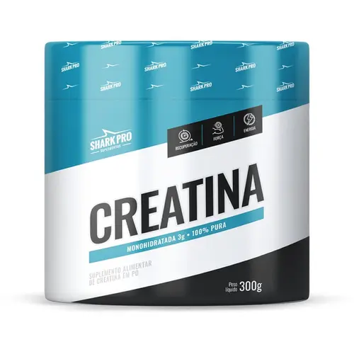 Creatina Monohidratada Shark Pro 100% Pura 300g